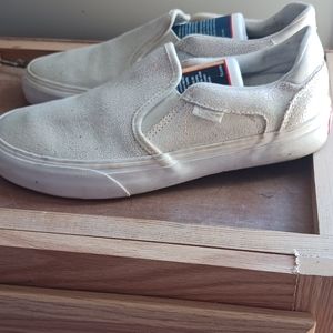 VANS Classic Slip On UV Glitter (White) Women's Sz 7.5